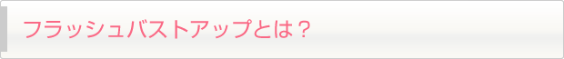 フラッシュバストアップとは?